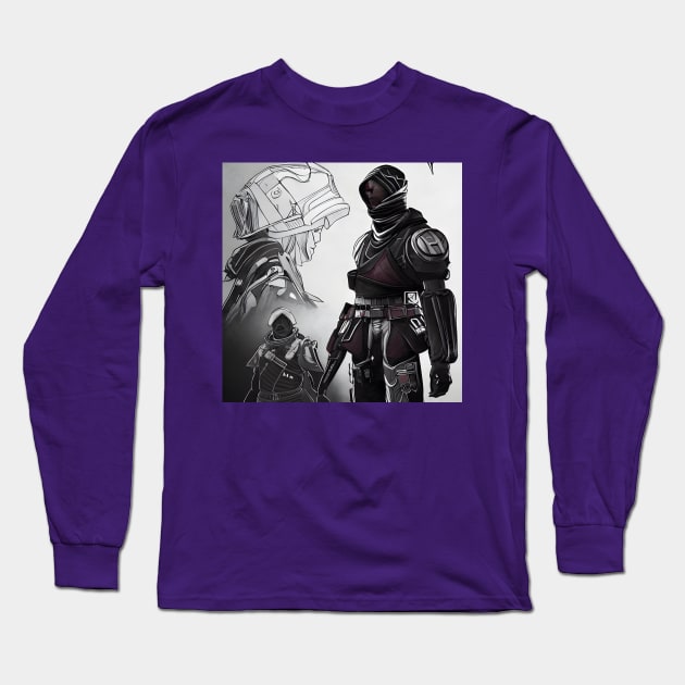 Destiny - Guardian Concepts Long Sleeve T-Shirt by AfroMatic